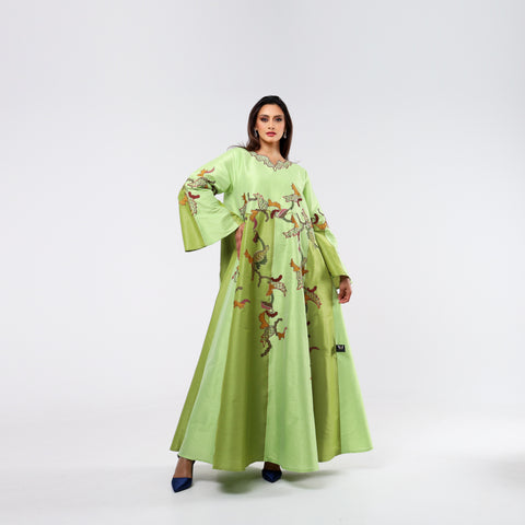 دراعه مطرزه بخيوط الريسم