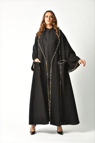 Colorful Prim Abaya from Tahani Boutique