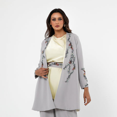 بدلة فخمة نسائية من أربع قطع - tahaniboutique