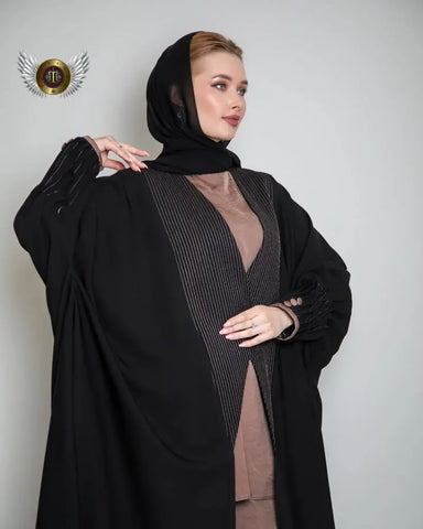 Lady's abaya with wrap