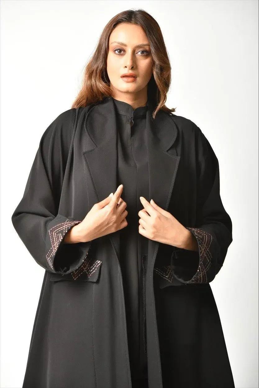 عباية بليزر فخمة للمناسبات - tahaniboutique
