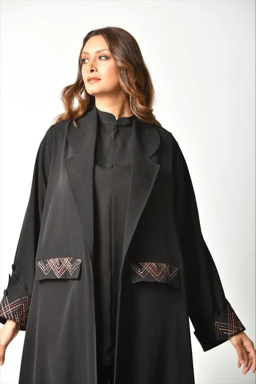 عباية بليزر فخمة للمناسبات - tahaniboutique