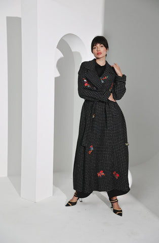 جاكيت صوف ناعم k.19 - tahaniboutique