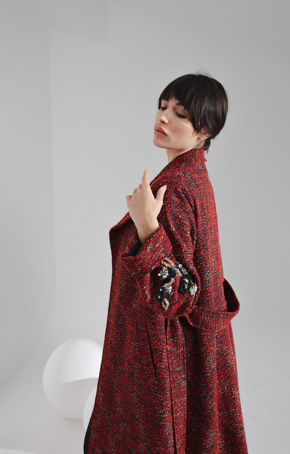 جاكيت صوف ناعم k.25 - tahaniboutique
