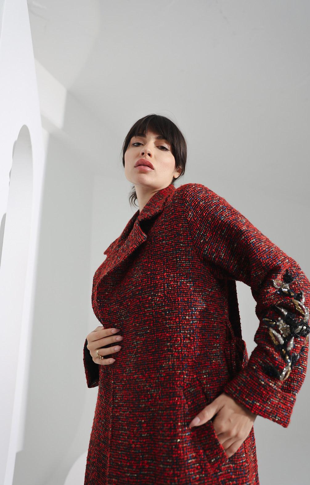 جاكيت صوف ناعم k.25 - tahaniboutique