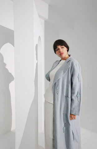 جاكيت صوف ناعم - tahaniboutique