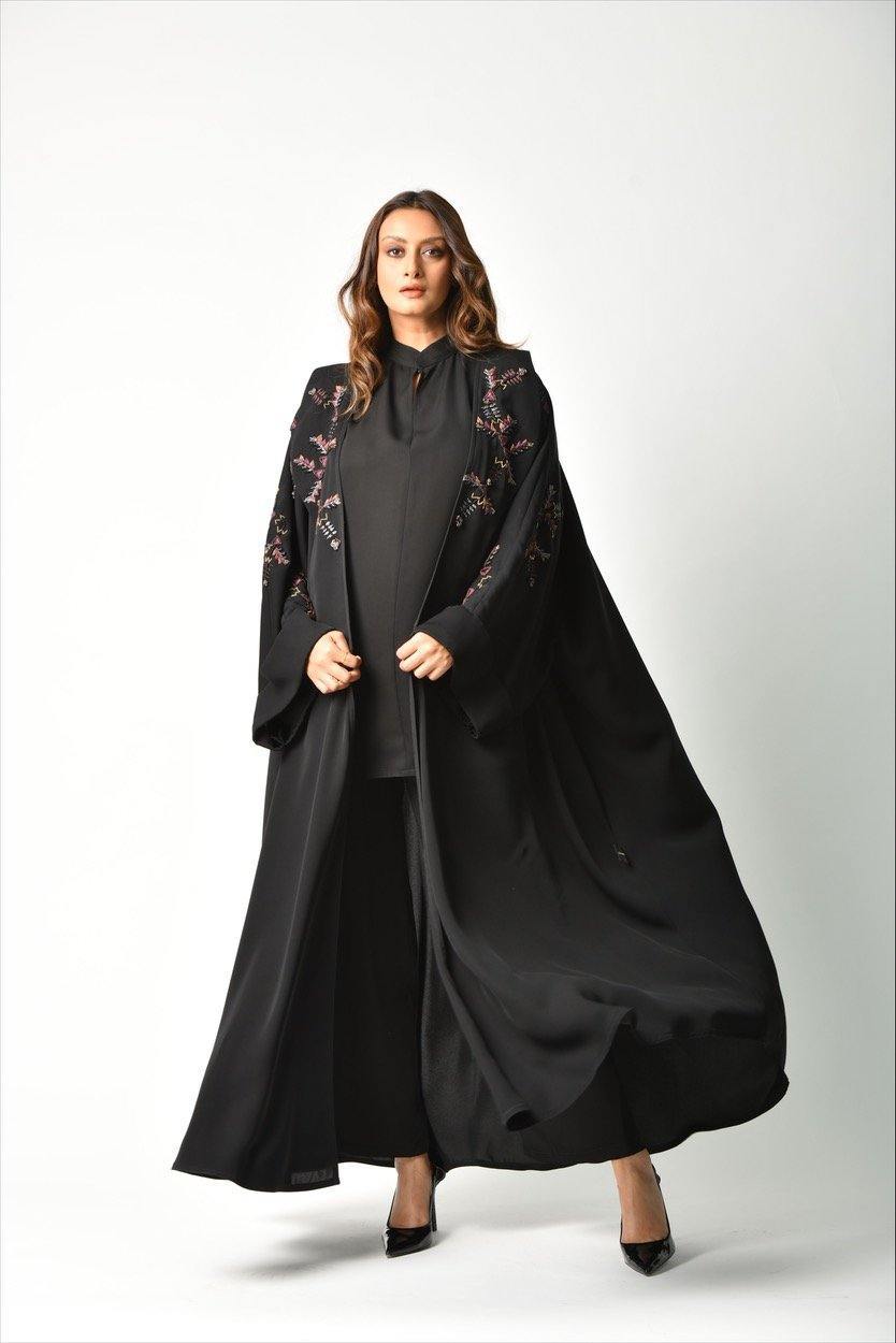 عباية رسمية حبكة البرسم - tahaniboutique