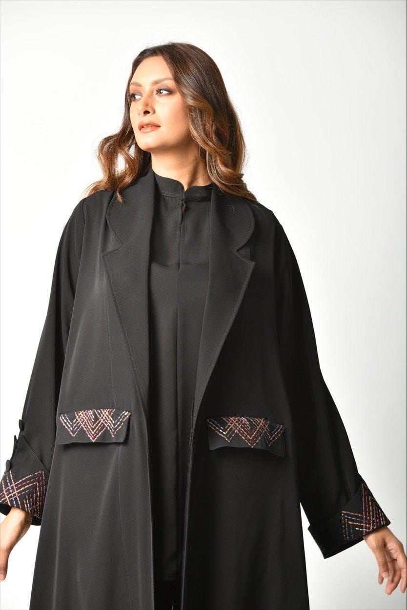 عباية بليزر فخمة للمناسبات - tahaniboutique