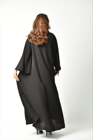 عباية مناسبات جيب ملونة - tahaniboutique