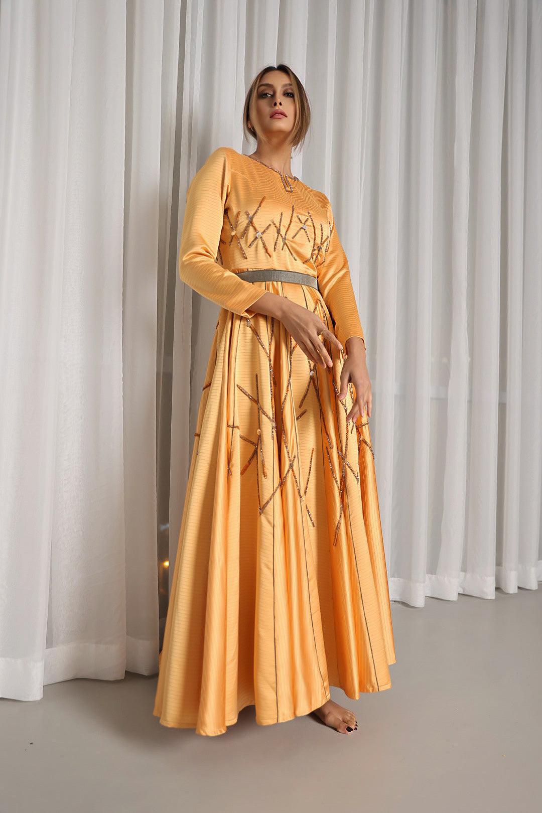 طفم نسائي كريب حرير - tahaniboutique