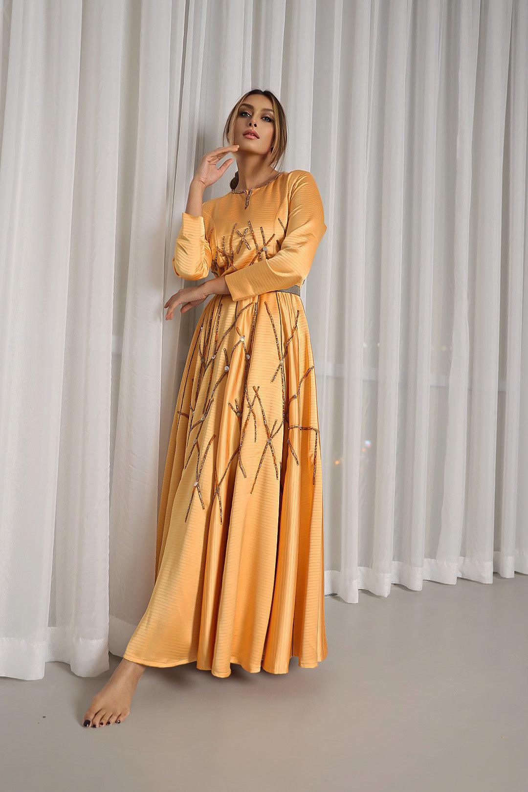 طفم نسائي كريب حرير - tahaniboutique