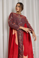 دراعة شتوية مخمل ياباني - tahaniboutique