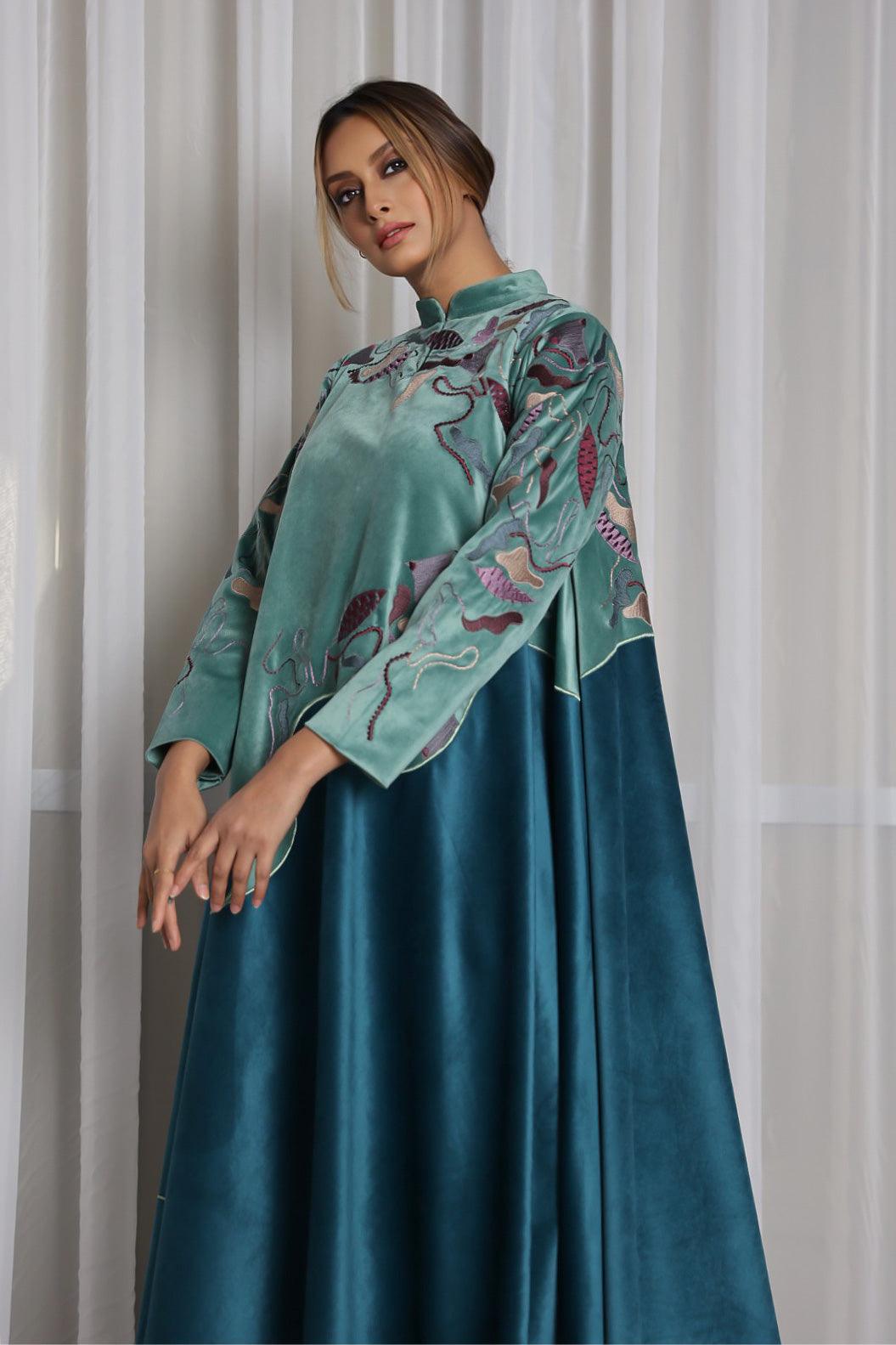 دراعة شتوية خيوط ريسم - tahaniboutique