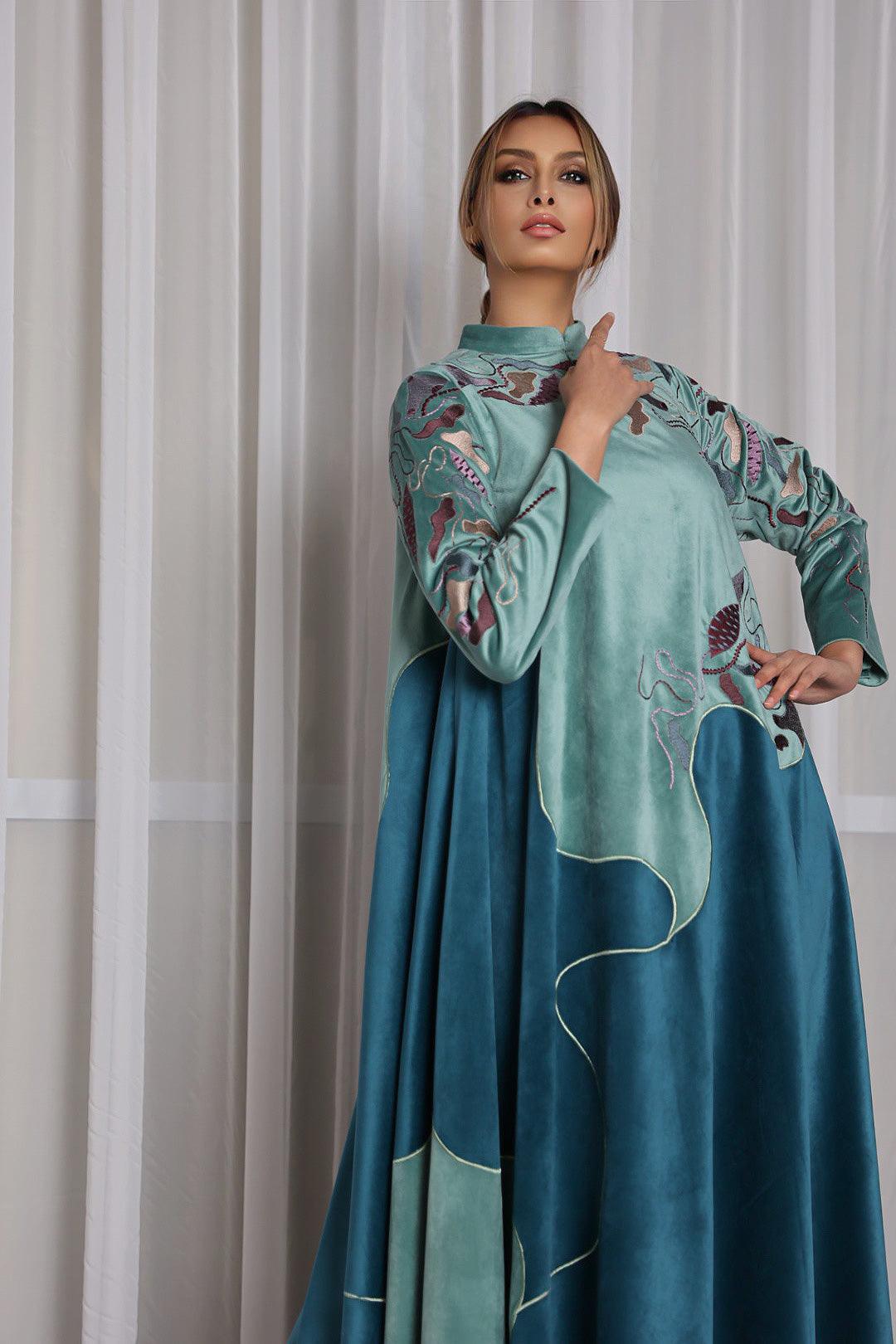 دراعة شتوية خيوط ريسم - tahaniboutique