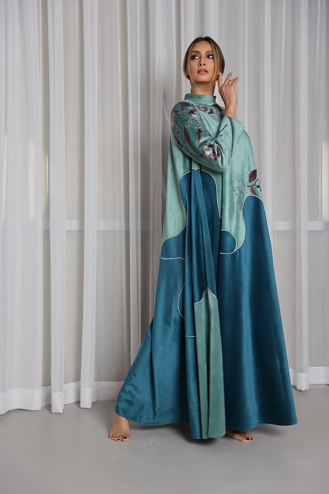 دراعة شتوية خيوط ريسم - tahaniboutique