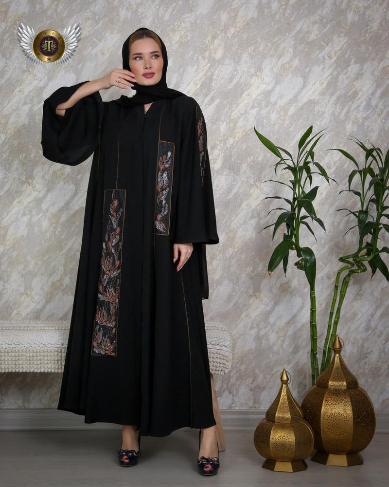 عباية قصات تطريز فني - tahaniboutique