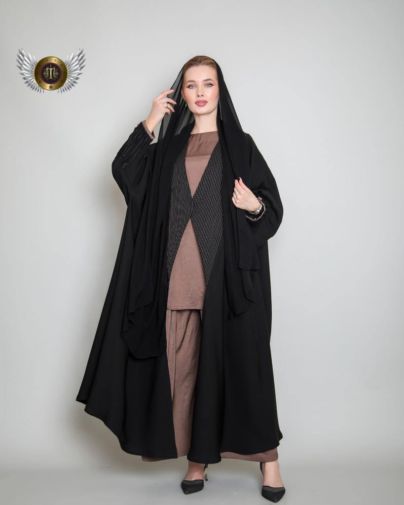 عباية كتف سادة - tahaniboutique