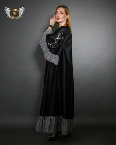 دراعة فخمة مشغولة يدويا - tahaniboutique