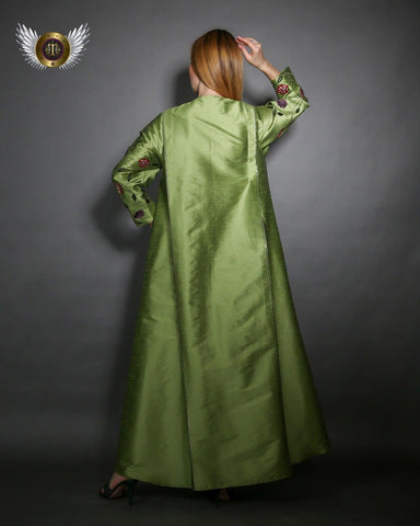 دراعة فخمة تطريز ماكينة - tahaniboutique
