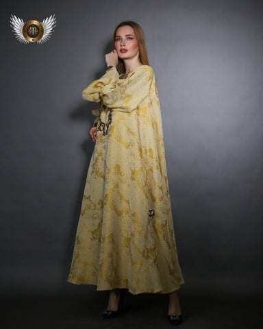 دراعة فخمة جاكار ناعم - tahaniboutique