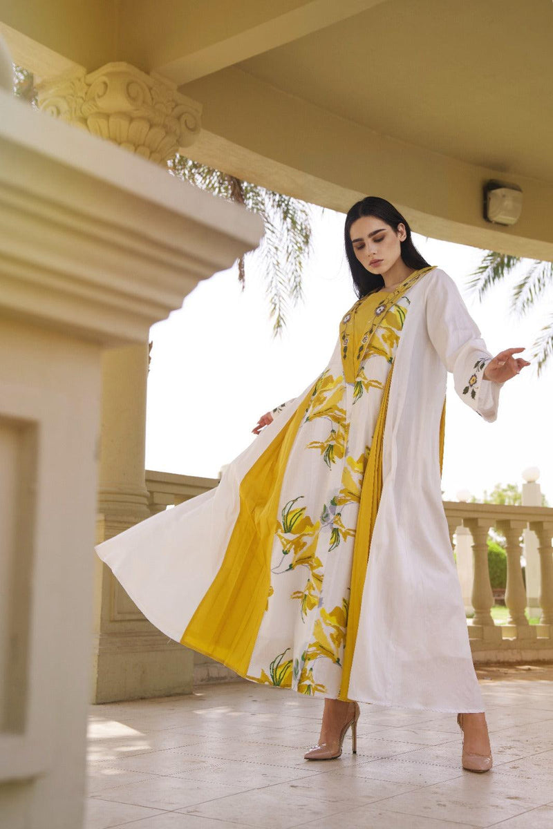 دراعة قطن بارد - tahaniboutique