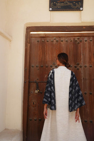 دراعة فخمة قماش جاكار - tahaniboutique